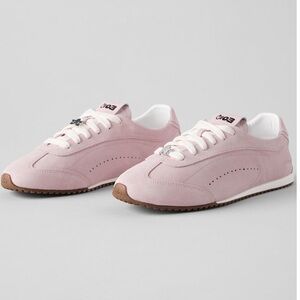 🆕 ALO Yoga x Jisoo Pink Women's Sunset Sneakers • Sz 9